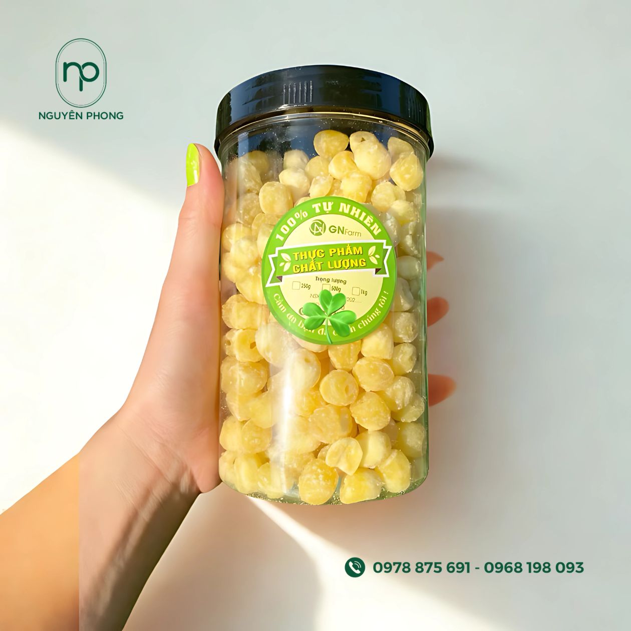 Mẫu tem dán hạt sen sấy